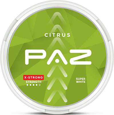 Paz Citrus Super white nicotine pouches is now available in the Philippines