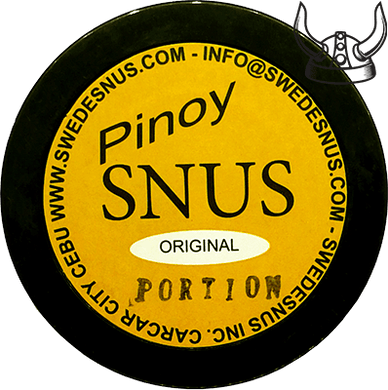 Pinoy Snus Original Portion is a Swedish style of snus manufactured in Carcar City, Cebu, Philippines