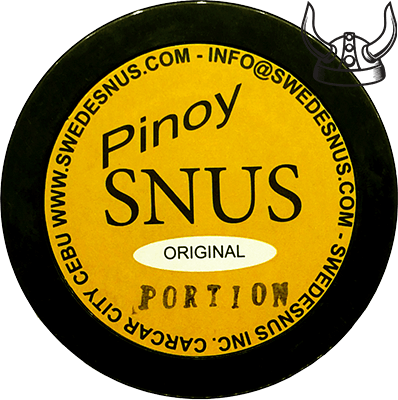 Pinoy Snus Original Portion is a Swedish style of snus manufactured in Carcar City, Cebu, Philippines