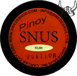 Pinoy Snus is a locally made Swedish style of snus manufactured in Carcar City, Cebu, Philippines. Rum flavored