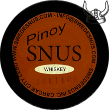 Load image into Gallery viewer, PinoySnus is a locally made Swedish style of snus manufactured by Swedesnus Inc. in Carcar City, Cebu, Philippines.  Pinoy Snus Whiskey Original comes with a a mild smoky whiskey flavor.
