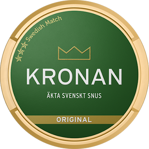 Kronan Original Portion is a snus with a traditional dark tobacco taste and also contains hints of citrus, bergamot, violet and green herbs.