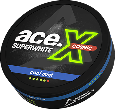 ACE X Cosmic Cool Mint Super Strong NICOTINE POUCHES