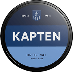 Kapten Original Portion is a snus with a taste of bergamot and tobacco.