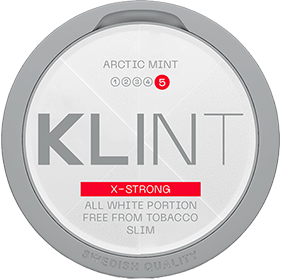 Klint Arctic Mint Slim X-Strong is a tobacco-free nicotine pouch with an intense taste of mint. Now available at Swebest Snus Philippines