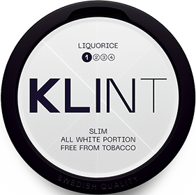 Klint Liquorice 1 has a sweet and salty taste of licorice. It is the milder version of Klint Liquorice.