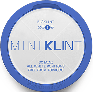 KLINT Mini Blåklint takes its inspiration and taste from the Swedish forest with flavors from forest berries and blueberries, as well as with a combination of violets, berries and fruits.