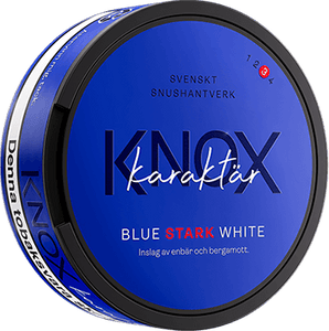 Knox Blue White Karaktär Strong White snus is now available in the Philippines
