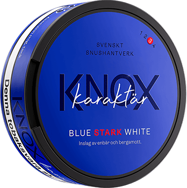 Knox Blue White Karaktär Strong White snus is now available in the Philippines