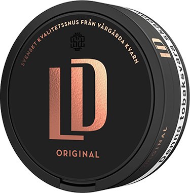LD Original Portion is a snus with a relatively mild taste of tobacco and a fresh tone of bergamot.