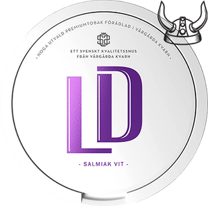 LD Salmiak White Portion is a snus with a mild tobacco taste. This snus has also been spiced with salmiak and can appeal to those who like salt licorice.