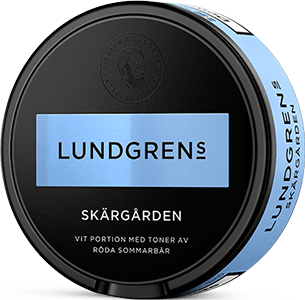 Lundgren's Skärgården is a snus with tobacco that has been inspired by the Swedish coastal archipelago, with flavors of red summer berries.