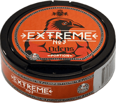 Odens no 3 is a powerful but well rounded and flavorful snus mix with classic and spicy Swedish tobacco flavor – peppery and with hints of citrus and bergamot.
