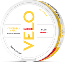 Load image into Gallery viewer, Feel the sweet, sour but creamy taste of Piña Colada with VELO&#39;s new flavor, Caribbean Spirit