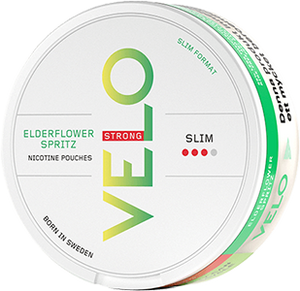 Velo Elderflower is a tobacco-free snus with a flavor of elderflower