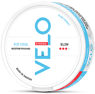 Velo Ice Cool is a tobacco-free snus with an intense taste of mint and a cool burn