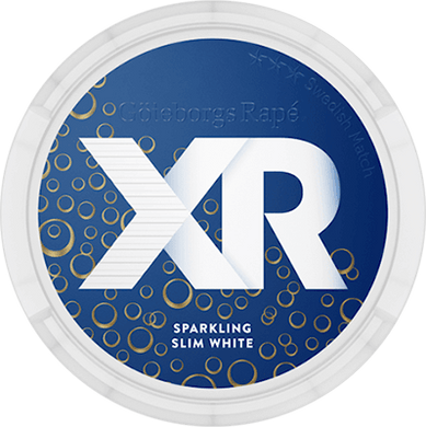 XR Göteborgs Rapé Sparkling is a snus with tobacco that carries a taste of champagne